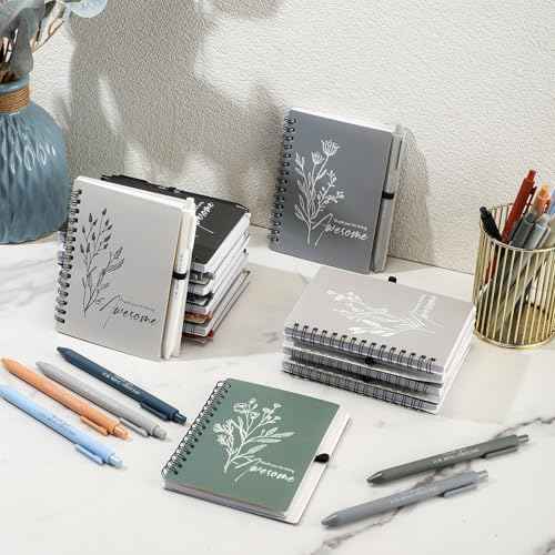 Chuangdi 30 Sets Employee Appreciation Gifts Case Management Week Gifts Thank You Spiral Notebook with Sticky Notes Pen Bulk Vet Tech Week Journal for Coworker Teacher Staff Nurse Customer