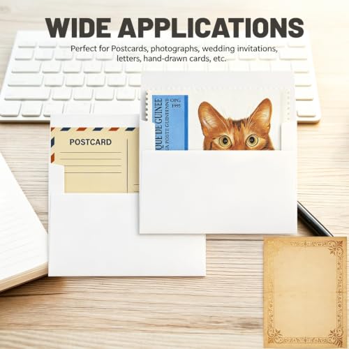 A4 White Self-Sealing Invitation Envelopes 100 Pack - Wedding, Graduation & Photo Mailers