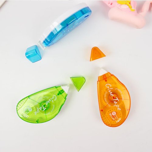 6 Pack Double Sided Tape Roller Permanent Adhesive Tape Dispenser Runner