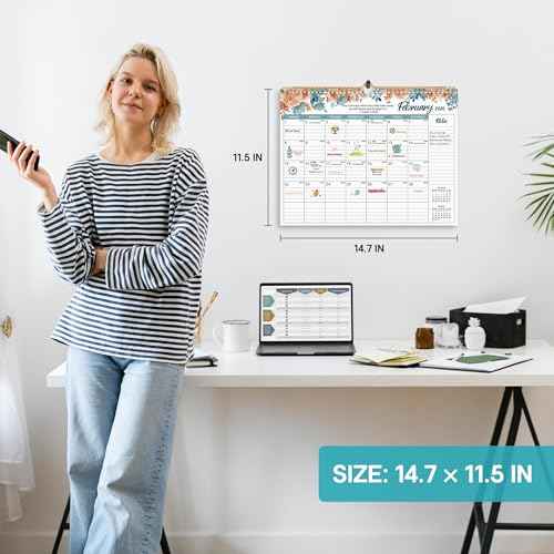 2026 Calendar, 18-Month Wall Calendar with Bible Verses, Runs from January 2026 to June 2027, Monthly Calendar 11.5" x 14.7" with Twin-Wire Binding, Perfect for Office, Home, or School - Psalm Theme