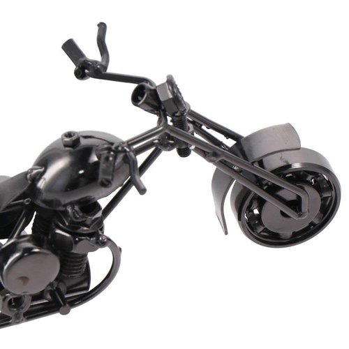 allcoupon Metal Pen Holder, Creative Motorcycle Desktop Accessories, Makeup Desk Organizer, for Office Supplies