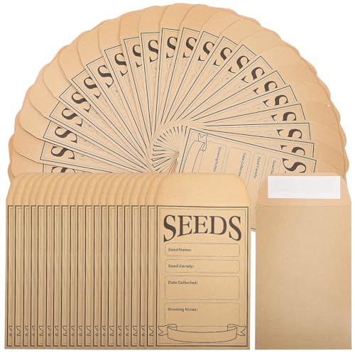 Mini Kraft Paper Envelopes 200-Pack Self-Adhesive Small Mailing Packets