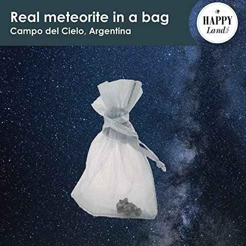 happylandgifts¢ç Shooting Star for him and her with Personalized Certificate | Iron Meteorite for Space and NASA Enthusiasts | 6th Iron Anniversary and Lovers | Space Stuff | Moon Rock
