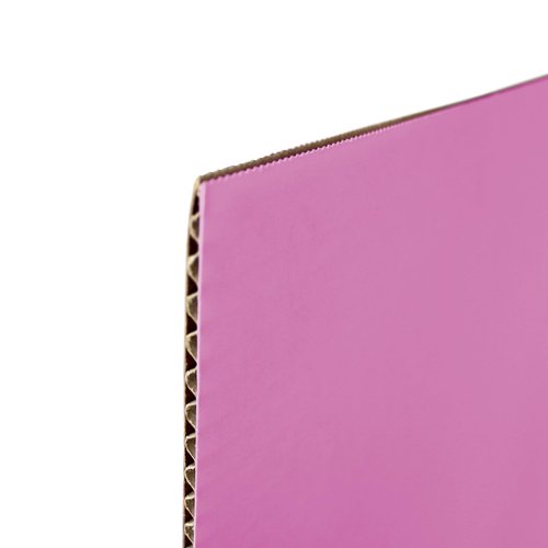 Flipside Products 36” x 48” Project Boards for Presentations, Science Fair, School Projects, Event Displays and Trifold Picture Board, Proudly Made in USA - Pink - 10 Pack