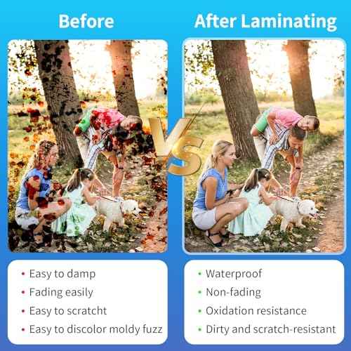 Clear Thermal Laminating Pouches ? 9 x 11.5 Inch, 5 mil Thick (500 Pack) ? Professional-Grade Lamination Sheets for Documents, Photos & Crafts ? Fits 8.5 x 11 Letter Size Paper - [5mil 500 Packs]