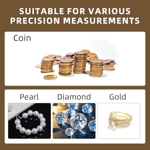 Digital Coin Scale 0.01g Precision for Coins Jewelry & Gold - 200g Capacity