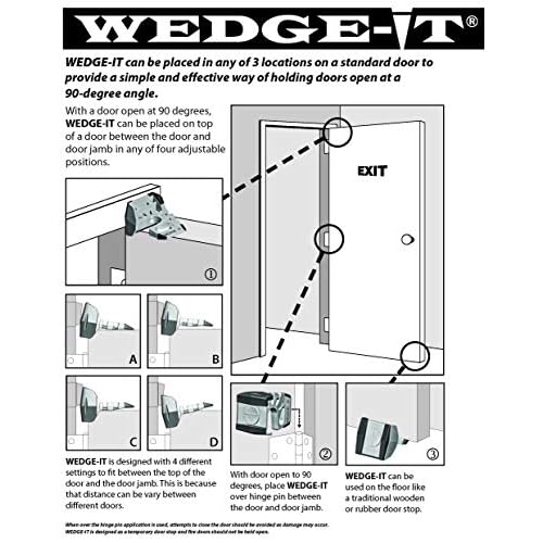 Wedge-It - The Ultimate Door Stop - Variety Pack (Bright)