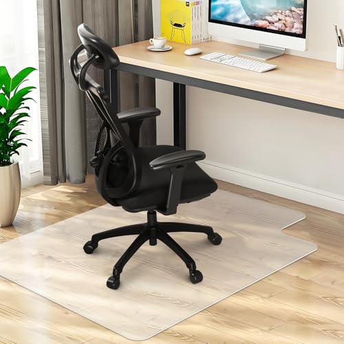 Office Chair Mat for Hard Wood Floors 36"x47" Heavy Duty Floor Protector Easy Clean £¨2pcs£©