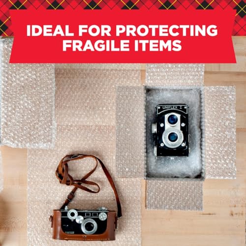 Scotch Cushion Wrap Roll 12 in x 10 ft Bubble Packaging Protection