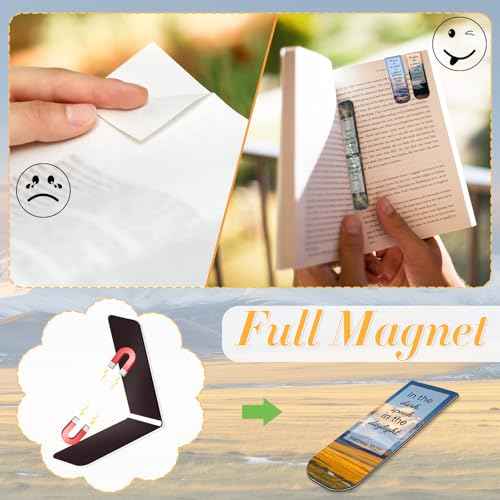 50 Pack Bookmark Christian Magnetic Bookmarks for Women Men Bible Verse Book Marker Book Lovers Page Markers for Teachers Students Reading School Office Home, Printing on 2 Side