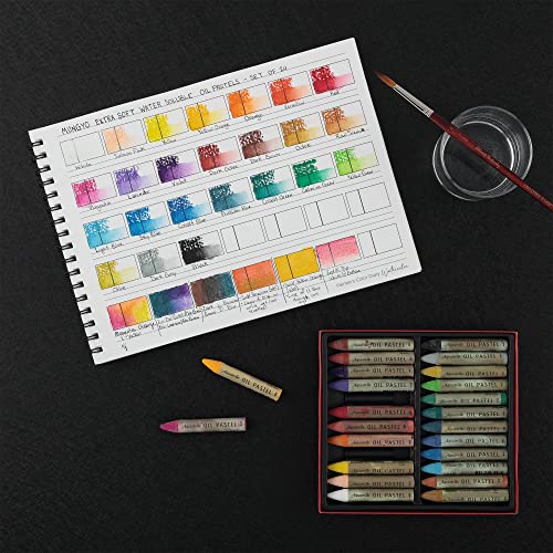 Painters Color Diary - 9x12 140lb Spiral-Bound Acid-Free Color Swatch Book with 10 Pages for Watercolor & Mixed Media - 2 Pack