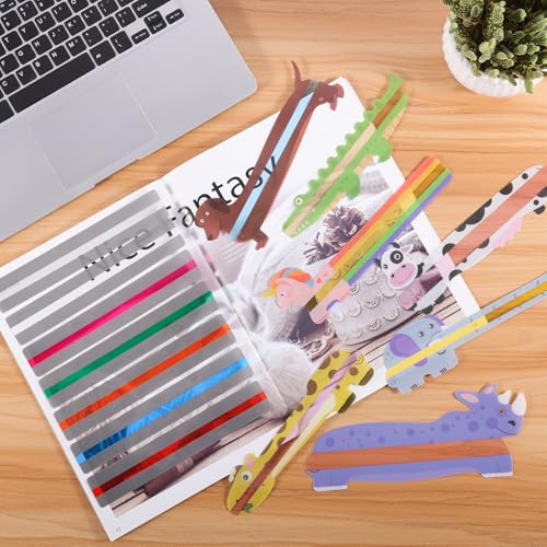 15pcs Colorful Dyslexia Reading Strips for Children & Teachers