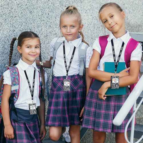 16 Pcs PVC Hall Pass Lanyards Composition Book Unbreakable Hall Passes Writeable Passes for Classrooms Bathroom Pass for Bathroom Library Office Nurse School Supplies