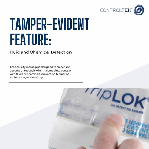 ControlTek TripLok 15" x 20", Clear, 50 Bags Tamper-Evident Deposit Bags for Cash Handling & Valuables, Moisture, Heat and Cold Sensitive Ink, Tear-off receipt + Large Barcodes 585048
