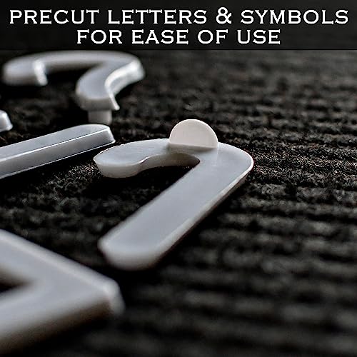 Mainevent 2 Inch Plastic Letter Set for Letter Boards - Letters Only