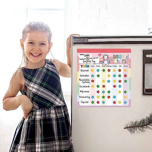 Yasest Unicorn Magnetic Reward Chart for Kids - Behavior & Motivation Tool