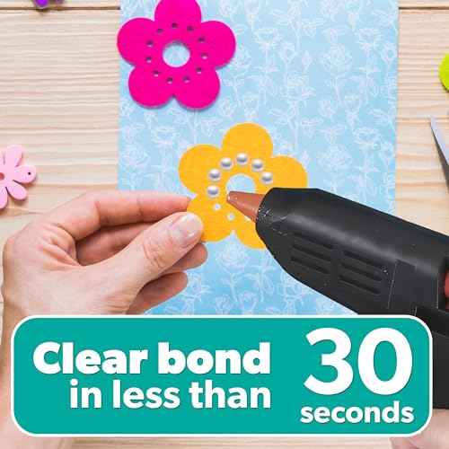 200 Pack Mini Hot Glue Sticks for Mini Hot Glue Guns - 4" x 0.27" - Bond and Craft on Metal, Paper, Glass, Wood, and More - Quick Drying and Transparent Sticks Bulk