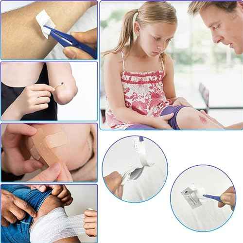 276PCS First Aid Kit Home Car Camping Hiking Emergency Supplies Small Compact Lovely Bag for School Outdoor, Basic Outdoor Essentials Survival Kit for Travel AMORNING