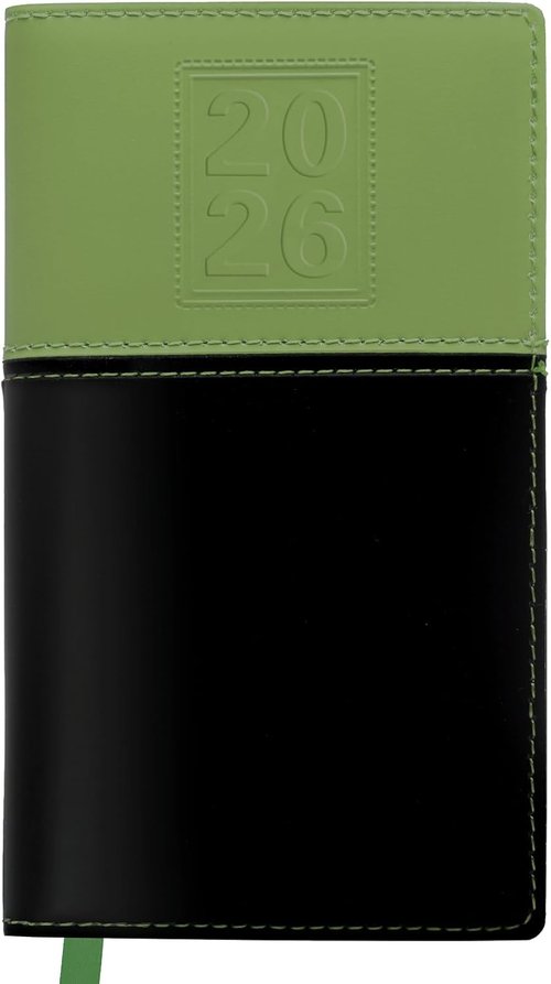 2026 Pocket Planner by [Brand Name] - 14-Month Calendar Organizer | Weekly & Monthly Layout (Green/Black)