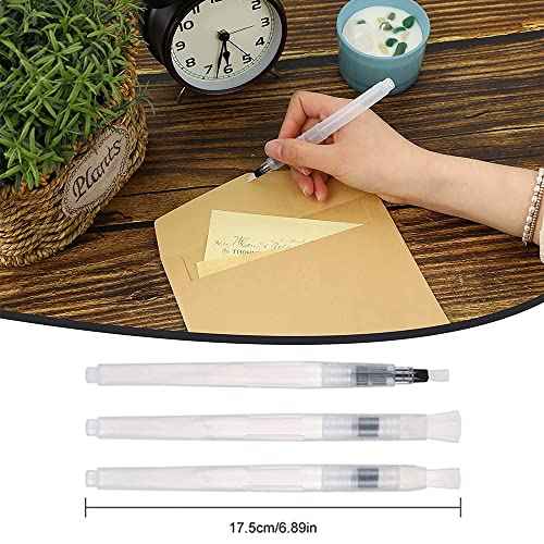 3 PCS Pencil Style Envelope Moistener - Stamp Envelope Moistener Mailing Letter Sealer Envelope Licker for Office Classroom, Clear