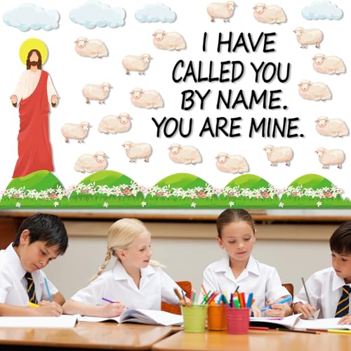 Good Shepherd Christian Bulletin Board Set Religious Classroom Decor