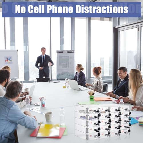 Layhit 20 Slots Cell Phone Locker Box for Classroom School Office