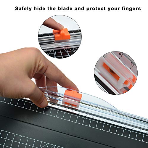 12-Inch Auto-Retractable Paper Cutter for A4 Crafts & Office Use
