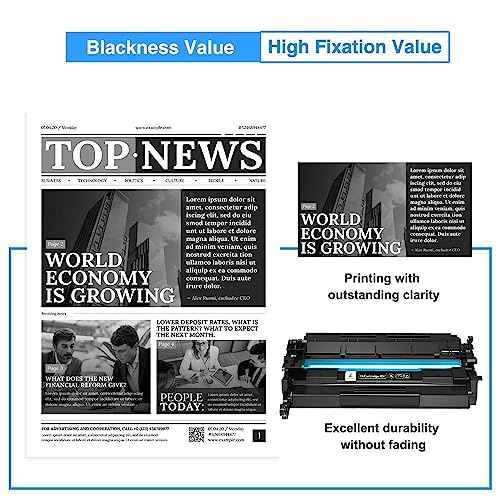 057 057H Black Toner Cartridge: Compatible Toner Cartridge Replacement for Canon 057 057H CRG-057 for ImageCLASS MF445dw MF448dw LBP226dw LBP227dw MF449dw MF445 Laser Printer Ink (Black, 1-Pack)
