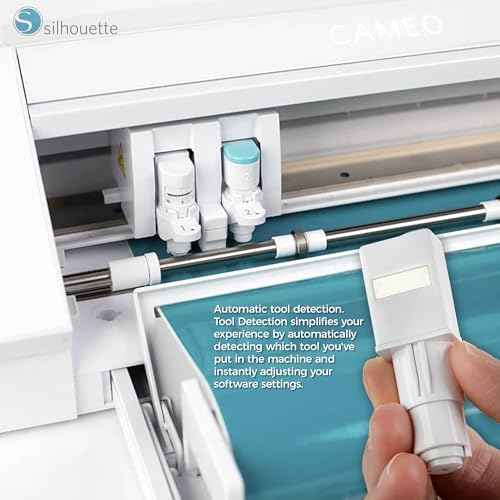 Silhouette AutoBlade 3-Pack ? Precision Cutting for Vinyl, Cardstock, and More ? Auto Adjusting Blades for Silhouette Cameo 4, Plus, Pro, Curio 2, and Portrait 3