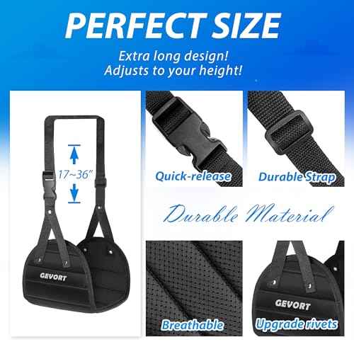 Airplane Foot Hammock for Plane Travel - Airplane Foot Rest - Plane Trip Essentials for Women/Man Long Flight Must Haves - Travel Gifts for Women/Man
