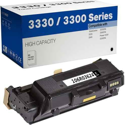 Do it Wiser Compatible Xerox WorkCentre 3335 3345 Phaser 3330 106R03622 Toner Cartridge use for Xerox 3335 3335/DNI 3345 3345/DNI 3330 3330/DNI Printer,Extra High Capacity 15,000 Pages.
