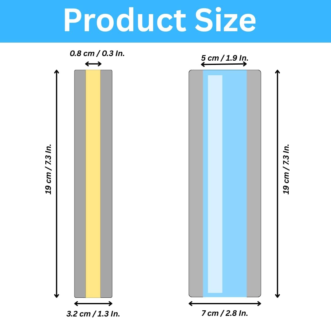 STEPUP Guided Reading Strips - Adjustable Slider Colored Overlays for Dyslexia & ADHD | Essential Classroom Tool