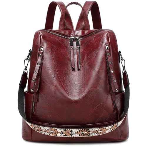 sqlp Fashion Backpack Purse for Women Vegan Leather Travel Back Pack Womens Designer Shoulder Bags