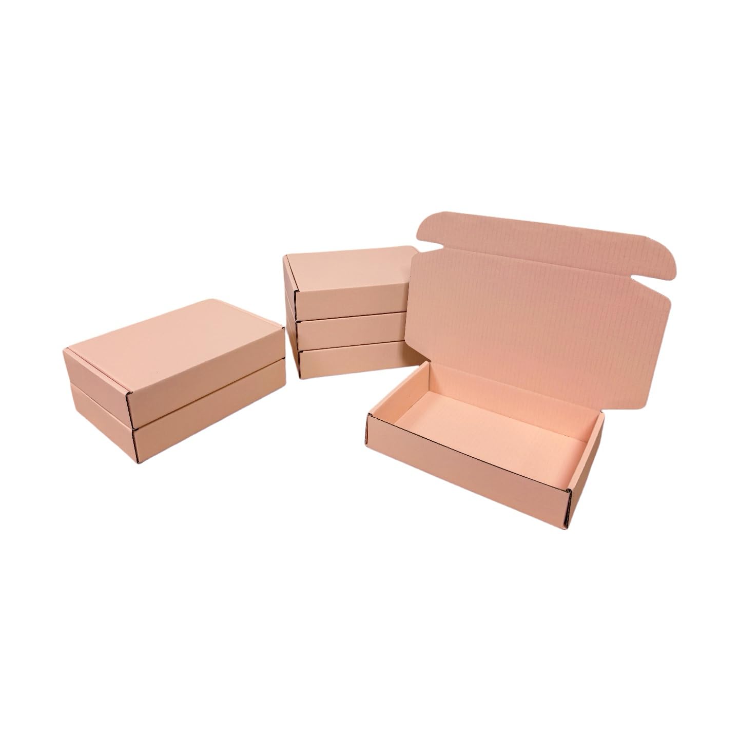 20 Pack 15.8x11.8x3 in Powder Pink Shipping Boxes
