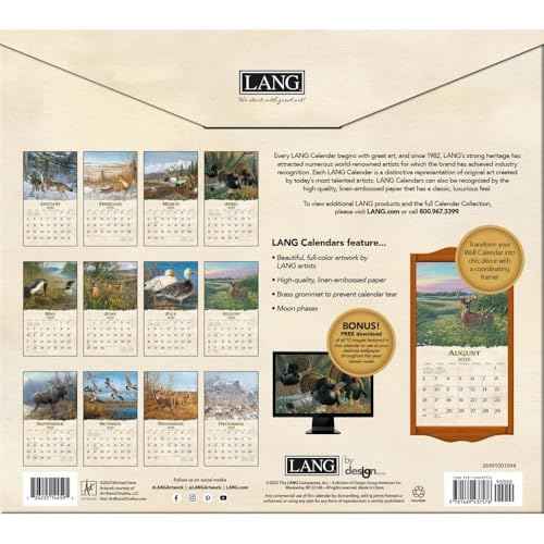 Lang Companies, Beyond the Woods 2026 Wall Calendar by Michael Sieve, 13.4'' X 12'', 12-Month Calendar with Stapled Binding