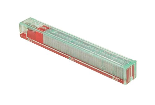 Itoya Staple Cassette 1/2" Interchangeable 70-100 sheet stapling capacity.5 cassettes p/bx-Red-1