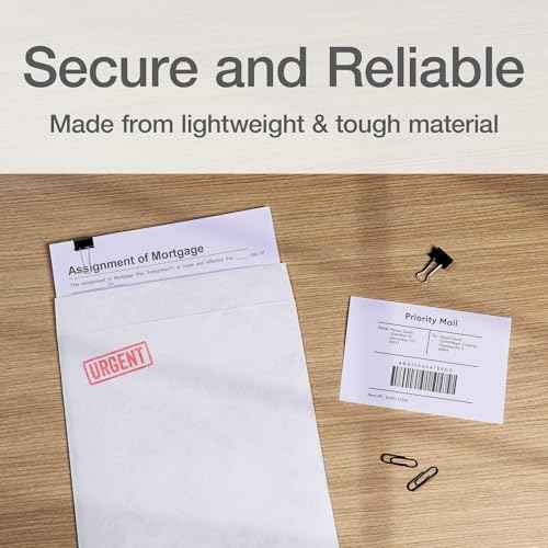 Columbian Self-Seal Mailers, Self-Sealing Envelopes, Made with DuPont Tyvek Material, 14 lb., Puncture, Tear and Moisture Resistant, White, 9" x 12", 100 per Box (1016969)