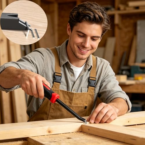 Heavy-Duty Upholstery Staple Remover Tool – 8-Inch Handle, Vfrikor