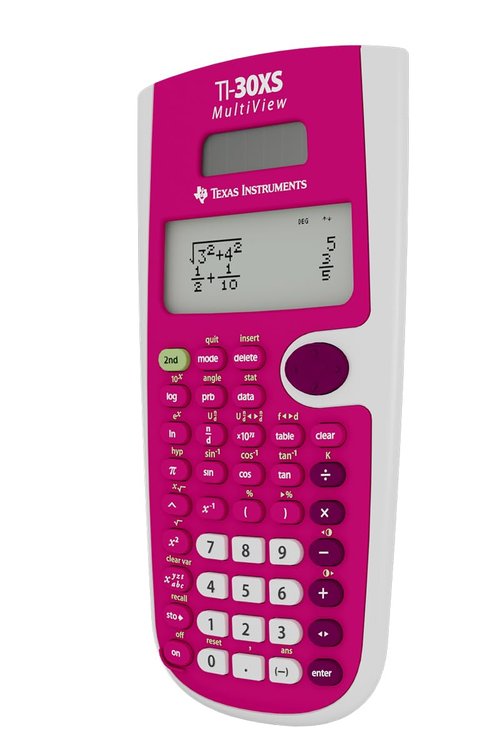 Texas Instruments TI-30XS Multiview Scientific Calculator (Pink)