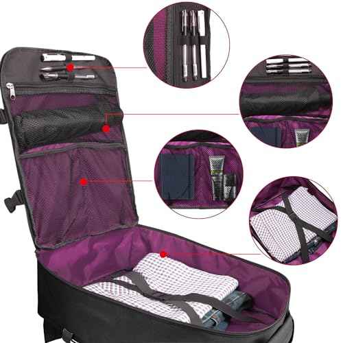 New Business Trip Backpack 21L Flight Approved Carry on Daypack 15-inch Laptop Notebook, Travel Commute Gym Sport, All Black