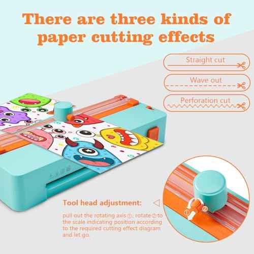 MECOLOUR Thermal Laminator Machine, A4 Laminating Machine, 110v, Comer Rounder, Paper Trimmer (Orange)