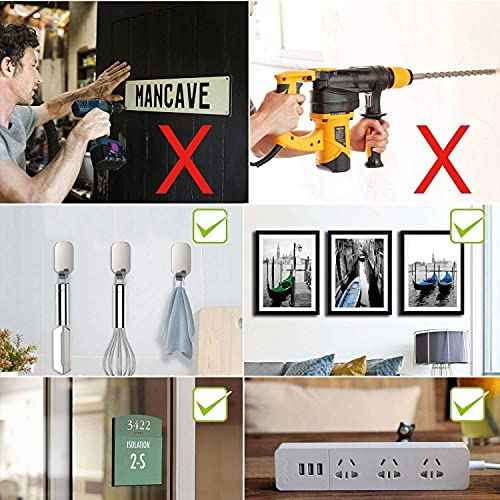 Double Sided Tape Heavy Duty, Extra Large Nano Double Sided Sticky Adhesive Tape, Clear Mounting Tape Picture Hanging Strips, Removable Wall Tape
