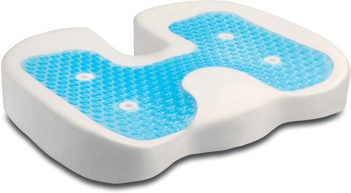 Kensington Cooling Gel; Cushion Seat Rest (K55807WW),Black