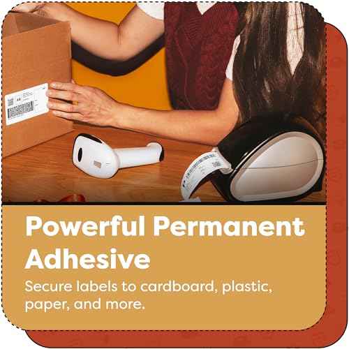 Aegis Adhesives - Compatible Direct Thermal Labels Replacement for DYMO 30323 (2-1/8" X 4") Shipping & Postage - Use with Labelwriter 450, 450 Turbo, 4XL Printers (12 Rolls)