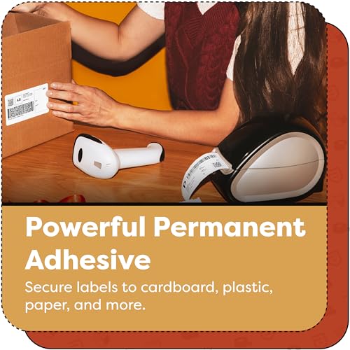 Aegis Adhesives - Compatible Direct Thermal Labels Replacement for DYMO 30334 (2-1/4" X 1-1/4") Barcode, UPC - Use with Labelwriter 450, 450 Turbo, 4XL Printers (12 Rolls)
