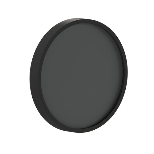Flash Furniture Wall Mounted Magnetic Chalkboard with Solid Pine Wood Frame, Commercial Grade with Included Eraser and Chalk, 12" Round, Set of 2, Black