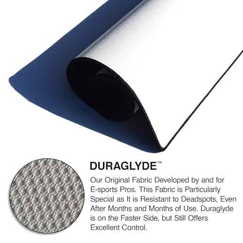 MPCO. Large Gaming Mouse Pad- 36" x 17" Duraglyde Ancient Times Grey & White Mouse Pad Mat - Full Desk Mouse Pad for Smooth Control - Non-Slip, Washable, Smooth Finish Large Mousepad for Desk
