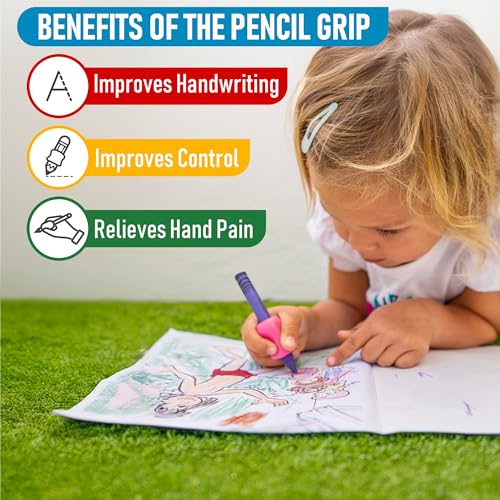 The Pencil Grip 3-Step Training Kit - Crossover, Pinch & Standard Pencil Grips for Kids & Students