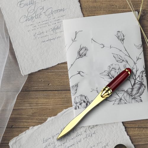 Acootruing Metal Letter Opener for Envelope Paper Package Safe Mail Opening