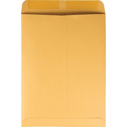 Quality Park 41465 Quality Park Catalog Envelopes, Heavyweight/Gummed, 9x12, 28lb, Kraft, 250/Box (QUA41465), Light Brown